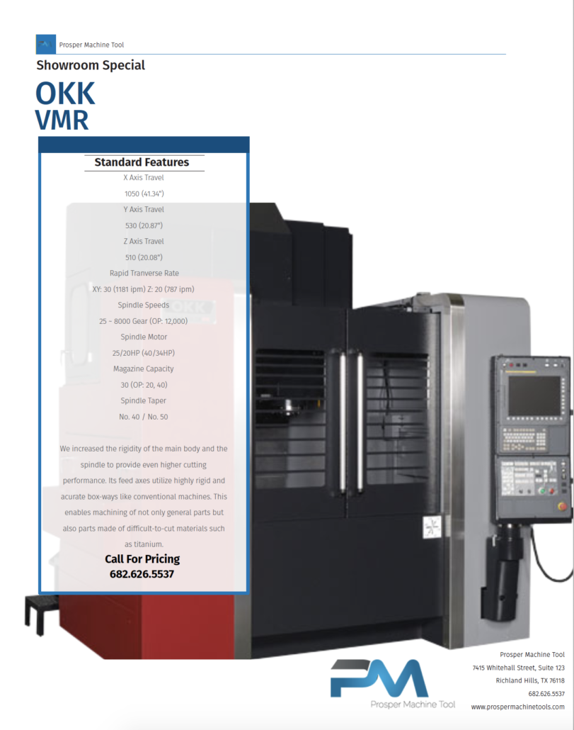 Special Deals – Prosper Machine Tools